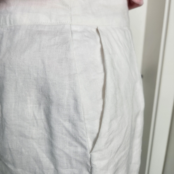 Assembly Label White Linen Skirt - Picture 3 of 14